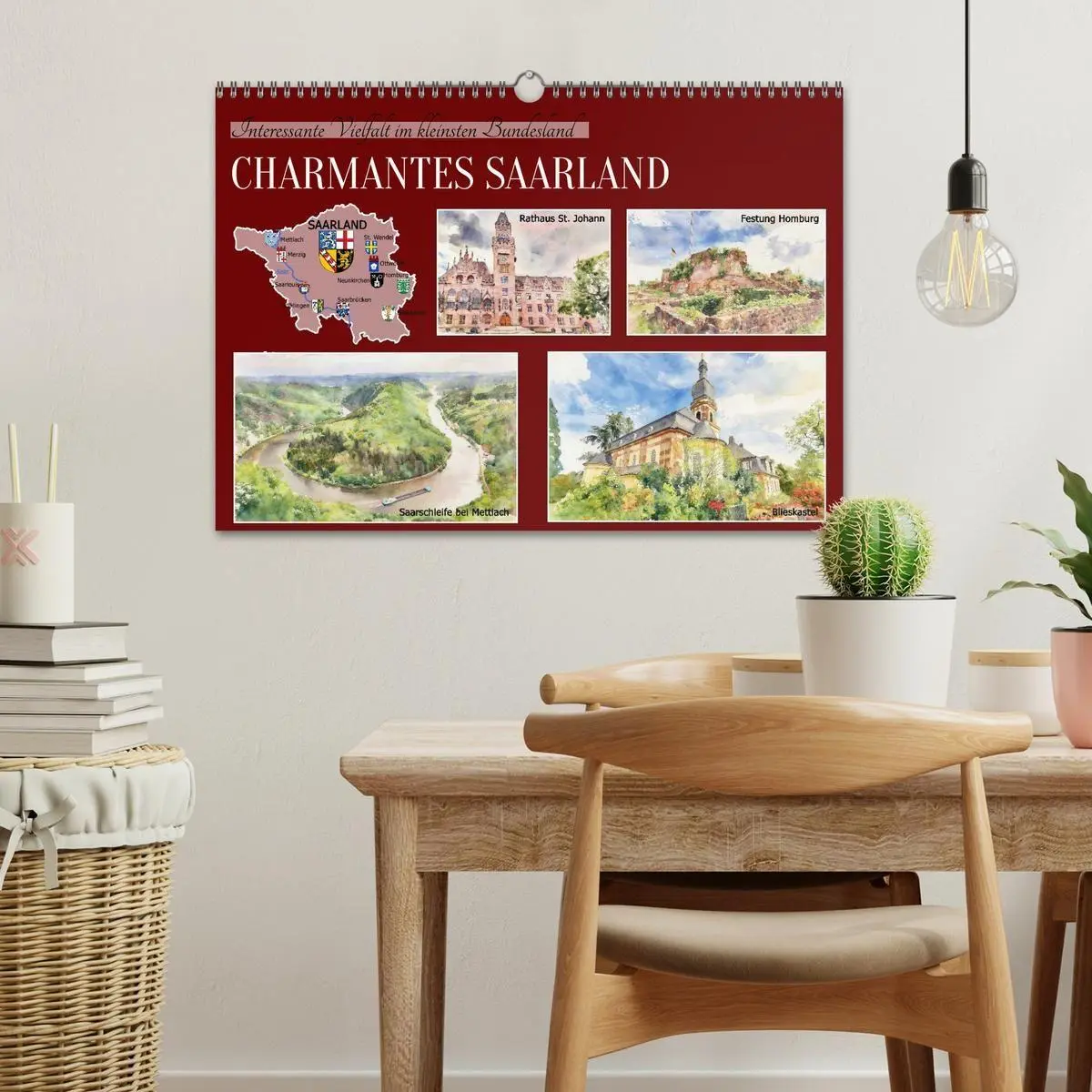 Bild: 9783594306628 | Charmantes Saarland (Wandkalender 2027 DIN A3 quer), CALVENDO...