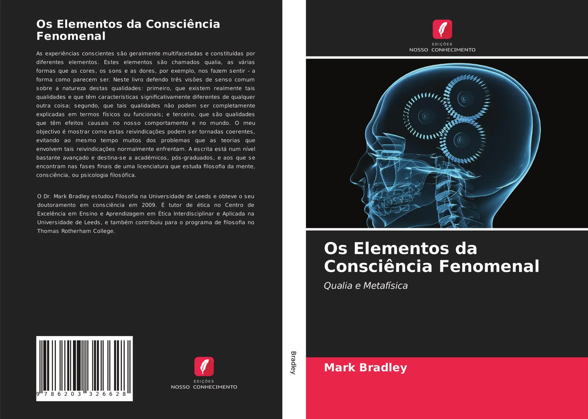 Cover: 9786203326628 | Os Elementos da Consciência Fenomenal | Qualia e Metafísica | Bradley