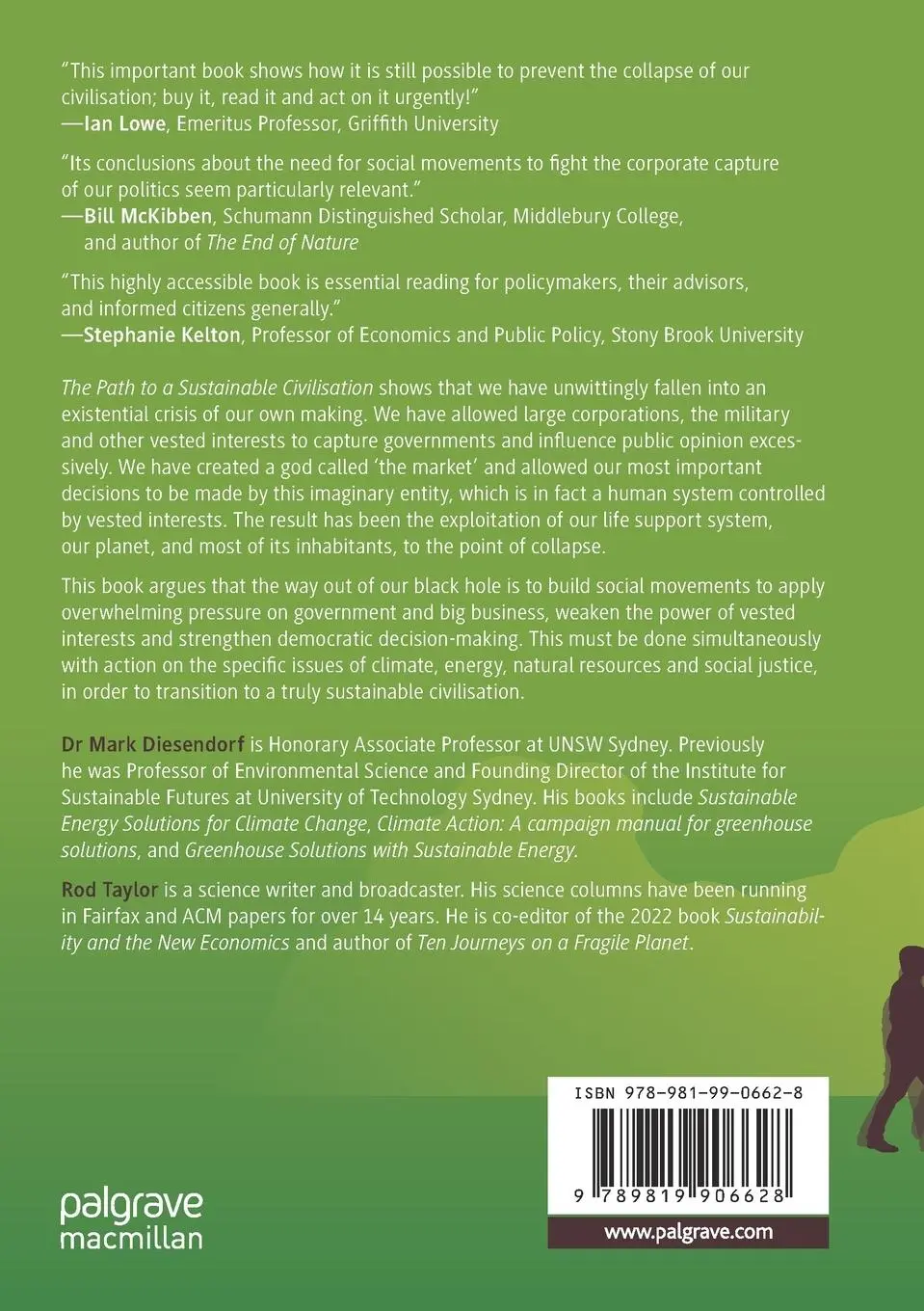 Rückseite: 9789819906628 | The Path to a Sustainable Civilisation | Rod Taylor (u. a.) | Buch