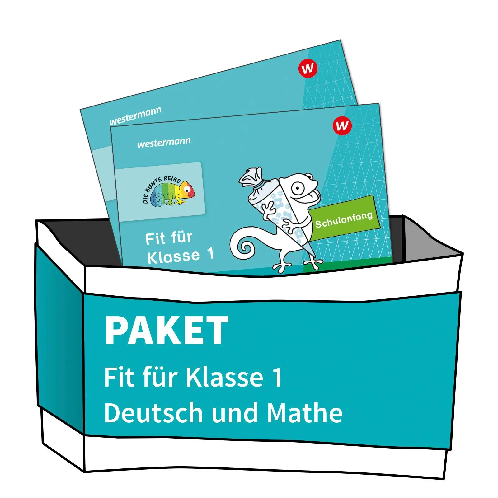 Cover: 9783141176728 | DIE BUNTE REIHE - Deutsch/Mathematik. Paket Fit für Klasse 1 (2 Hefte)