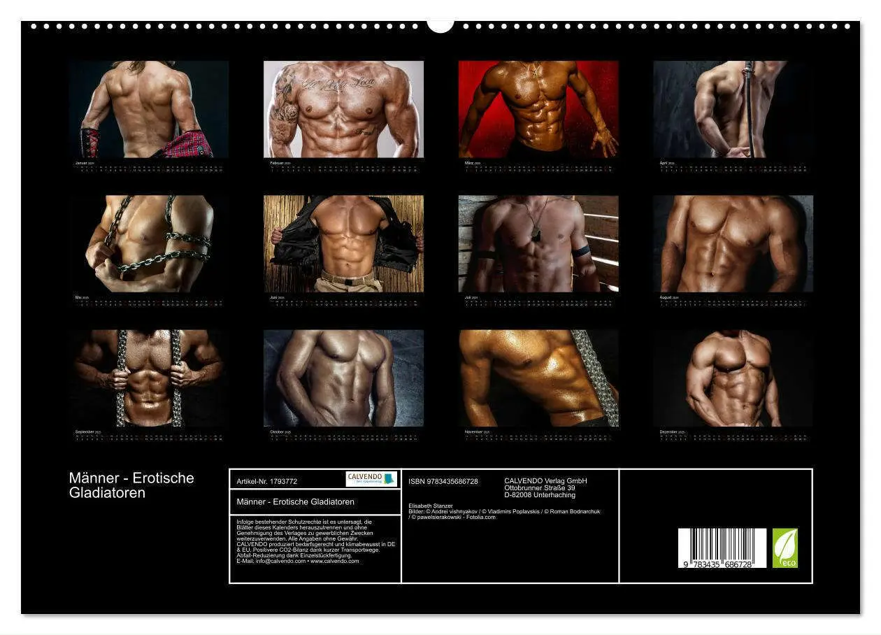 Bild: 9783435686728 | Männer - Erotische Gladiatoren (hochwertiger Premium Wandkalender...
