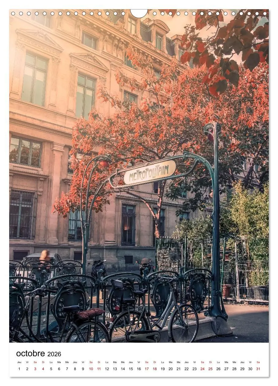 Bild: 9783516556728 | Visite de Paris (Calendrier mural 2026 DIN A3 horizontal), CALVENDO...