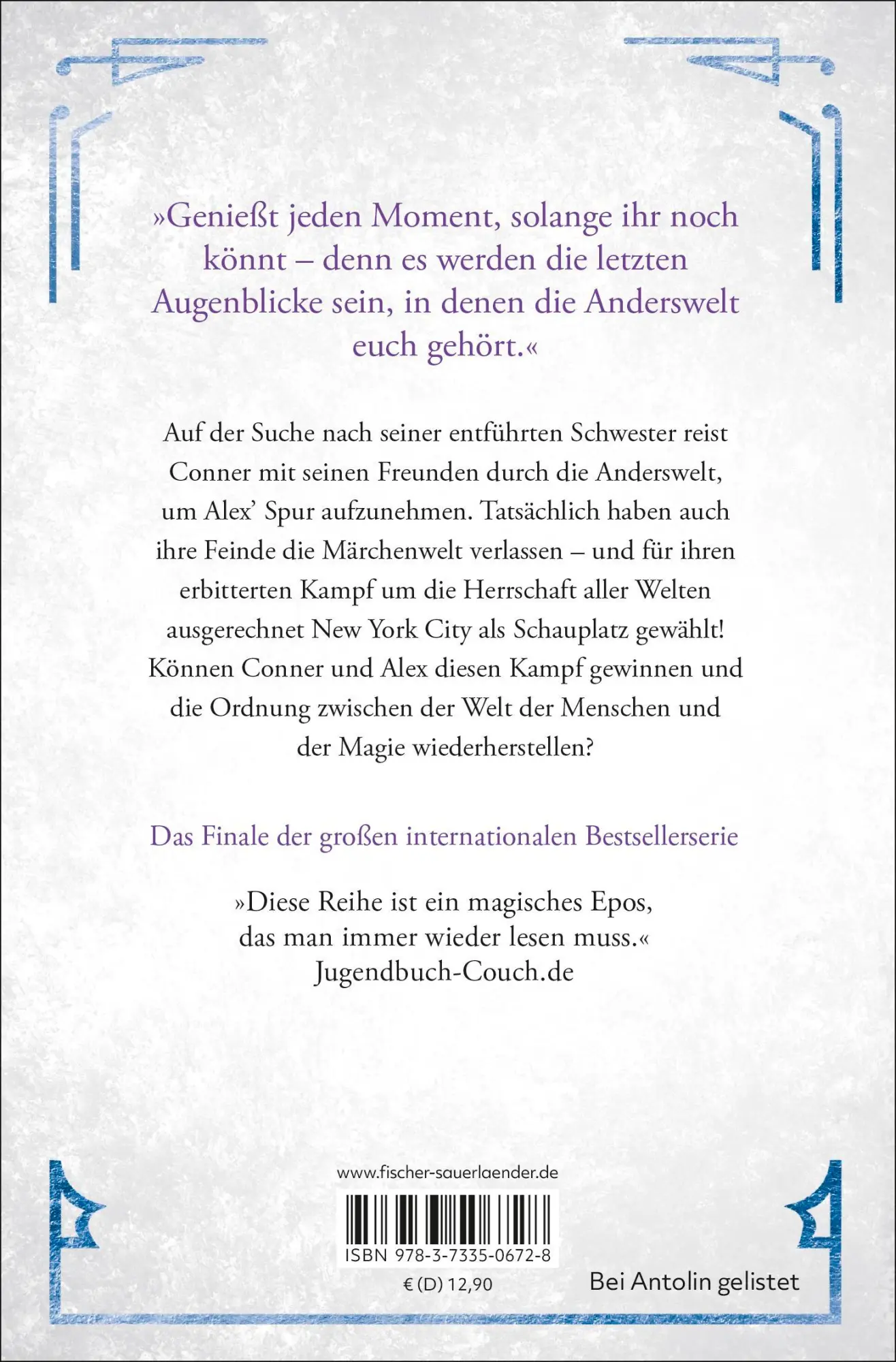 Rückseite: 9783733506728 | Land of Stories: Das magische Land - Der Kampf der Welten | Colfer