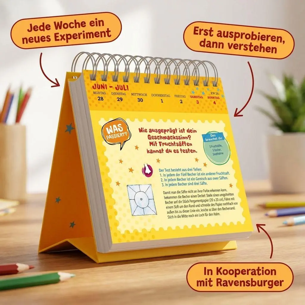 Bild: 4069095016828 | Boom! Bang! Aha! - Der Experimente-Kalender für Kids 2027 | KG | 55 S.