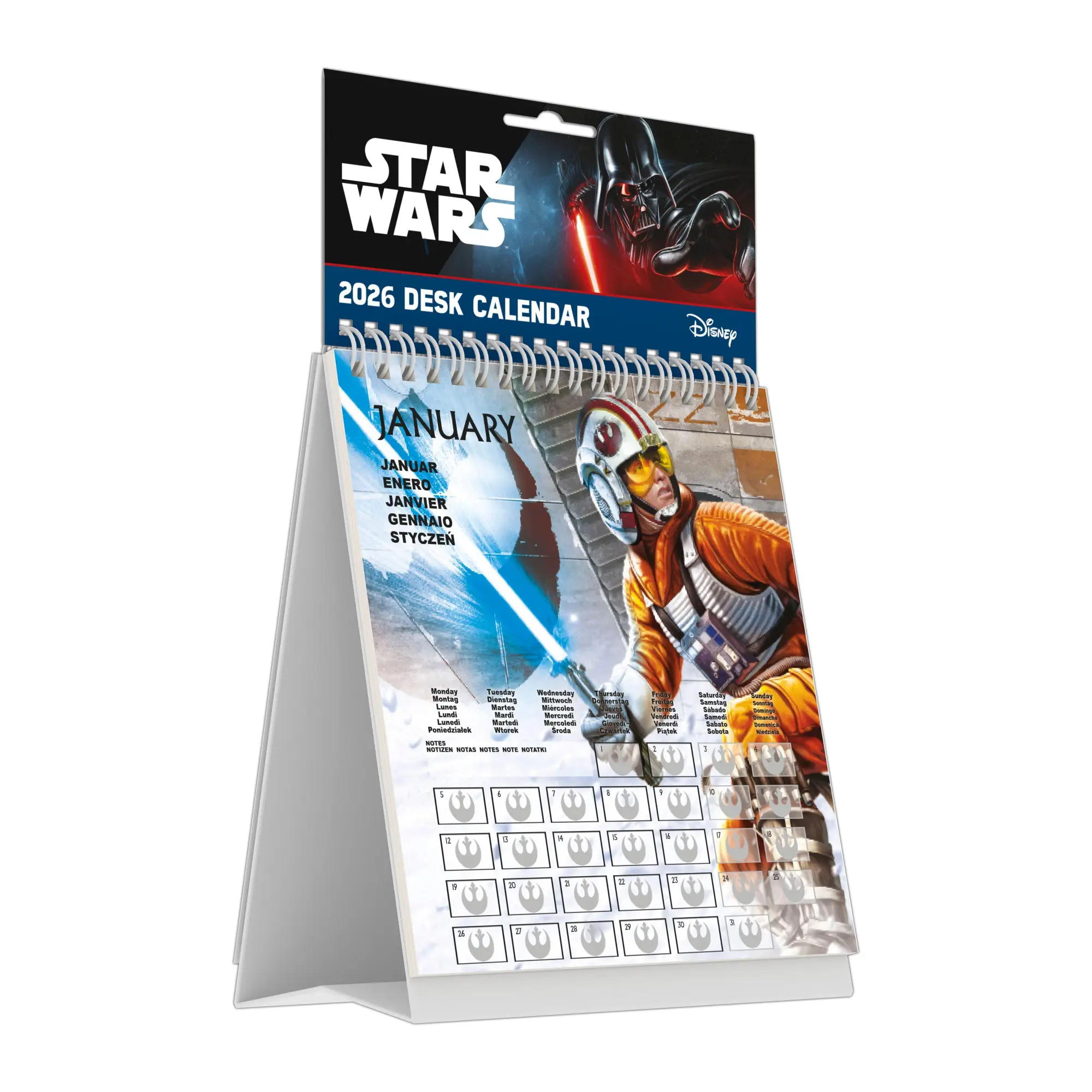 Bild: 5063457046828 | STAR WARS (CLASSIC) - Tischaufstellkalender im Format 16 x 17 | 28 S.