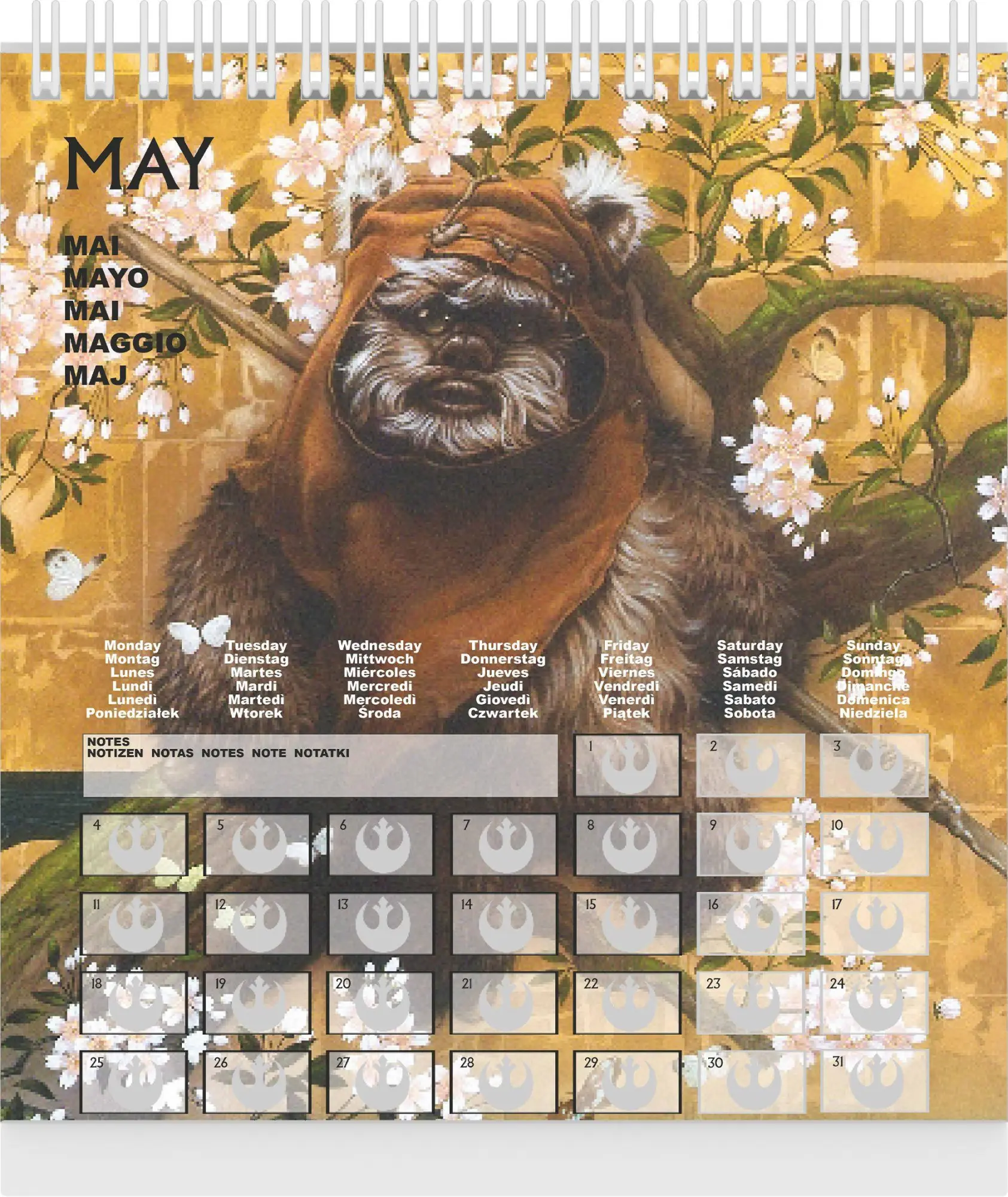 Bild: 5063457046828 | STAR WARS (CLASSIC) - Tischaufstellkalender im Format 16 x 17 | 28 S.