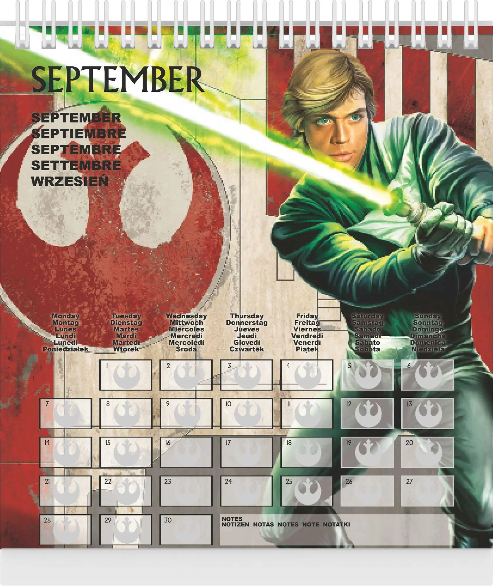 Bild: 5063457046828 | STAR WARS (CLASSIC) - Tischaufstellkalender im Format 16 x 17 | 28 S.