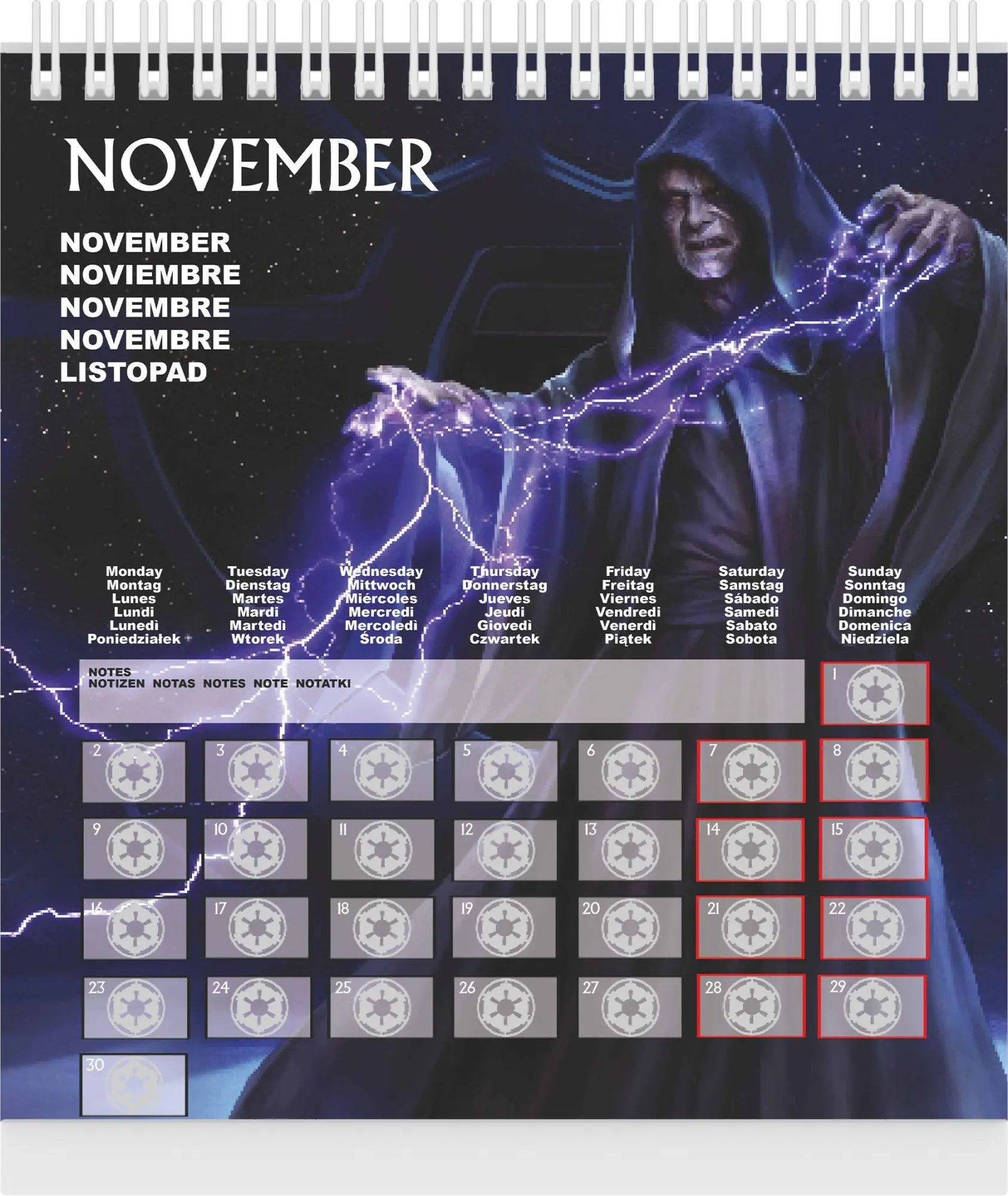 Bild: 5063457046828 | STAR WARS (CLASSIC) - Tischaufstellkalender im Format 16 x 17 | 28 S.