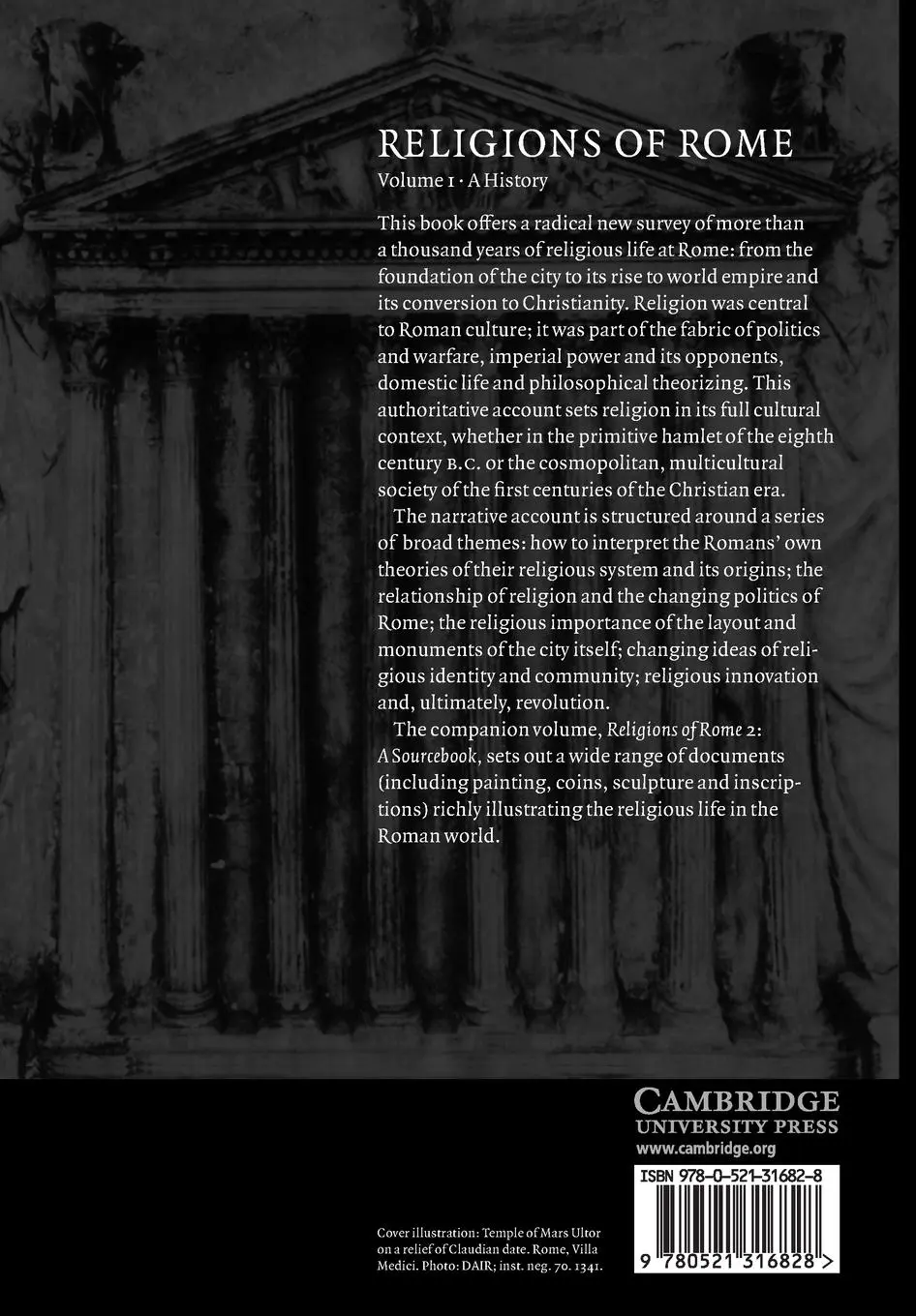 Rückseite: 9780521316828 | Religions of Rome v1 | Mary Beard (u. a.) | Taschenbuch | Englisch