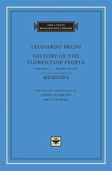 Cover: 9780674016828 | History of the Florentine People | Leonardo Bruni | Buch | Gebunden