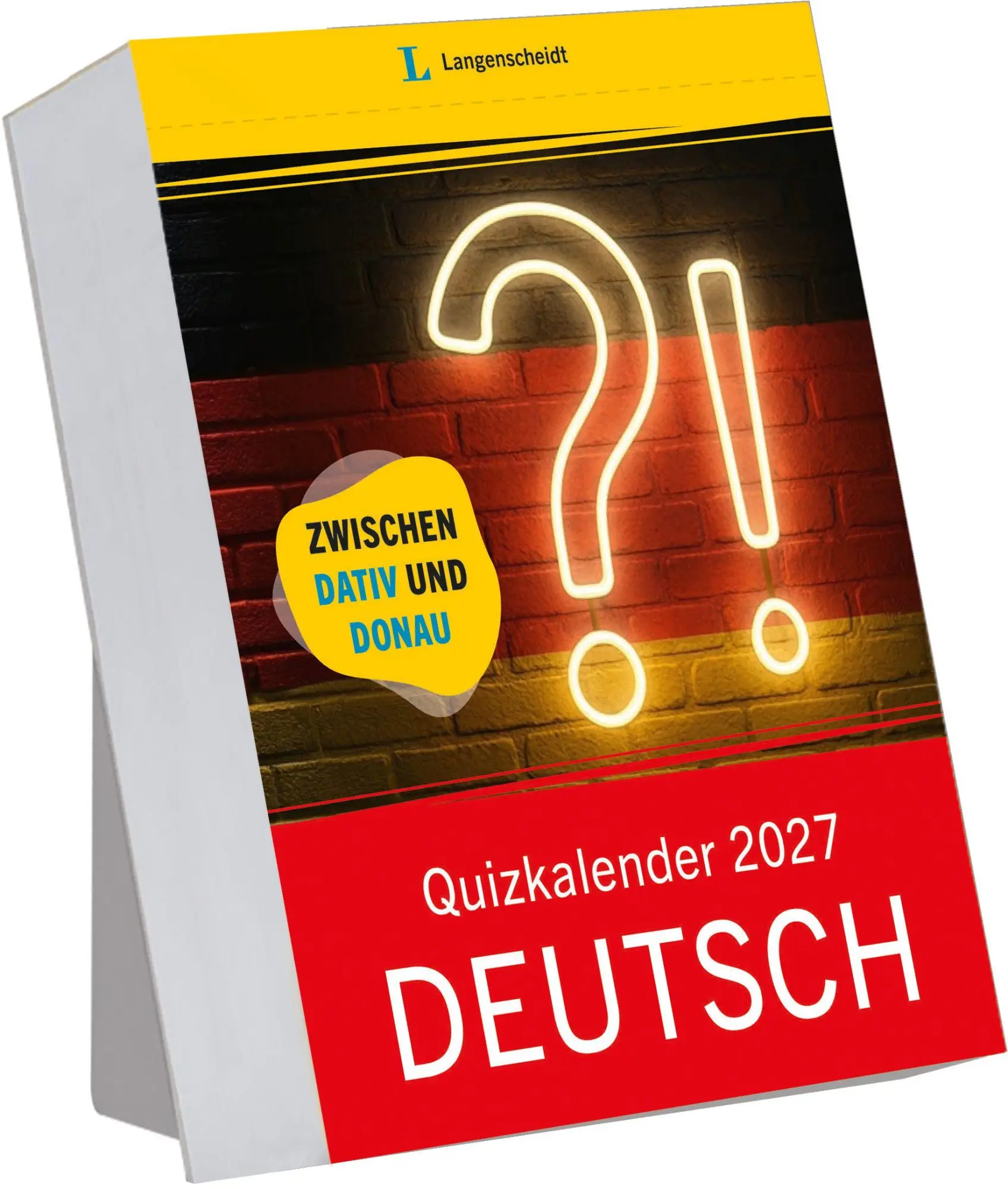 Cover: 9783125636828 | Langenscheidt Sprachkalender Deutsch 2027 | Tagesabreißkalender | 2027