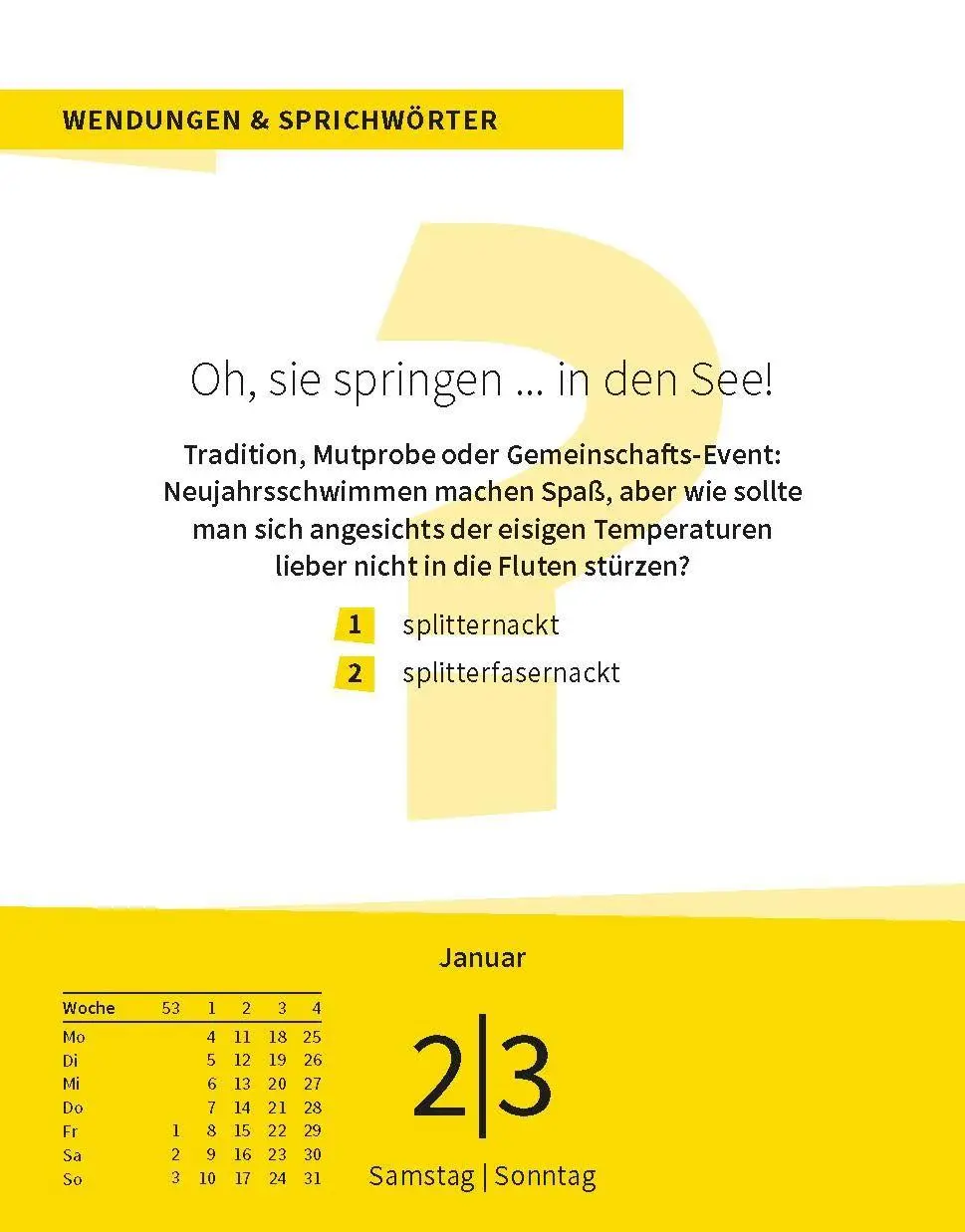 Bild: 9783125636828 | Langenscheidt Sprachkalender Deutsch 2027 | Tagesabreißkalender | 2027