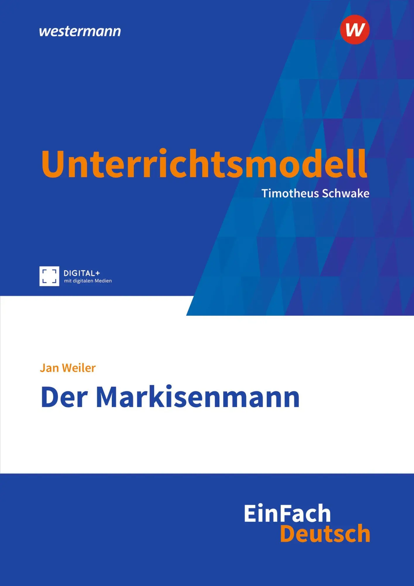 Cover: 9783141096828 | Der Markisenmann. EinFach Deutsch Unterrichtsmodelle | Klassen 9 - 11