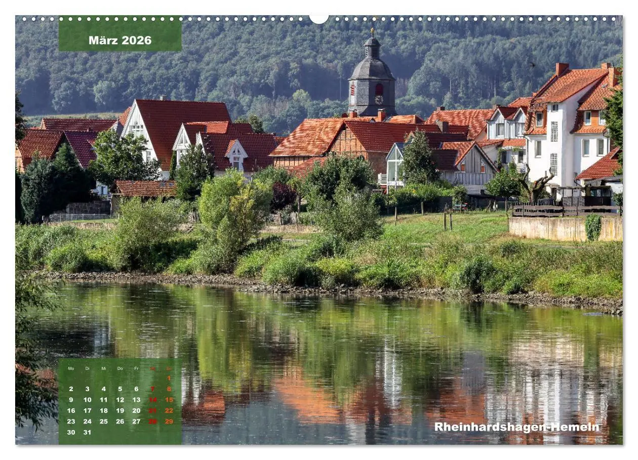 Bild: 9783457526828 | Märchenhaftes Weserbergland (hochwertiger Premium Wandkalender 2026...
