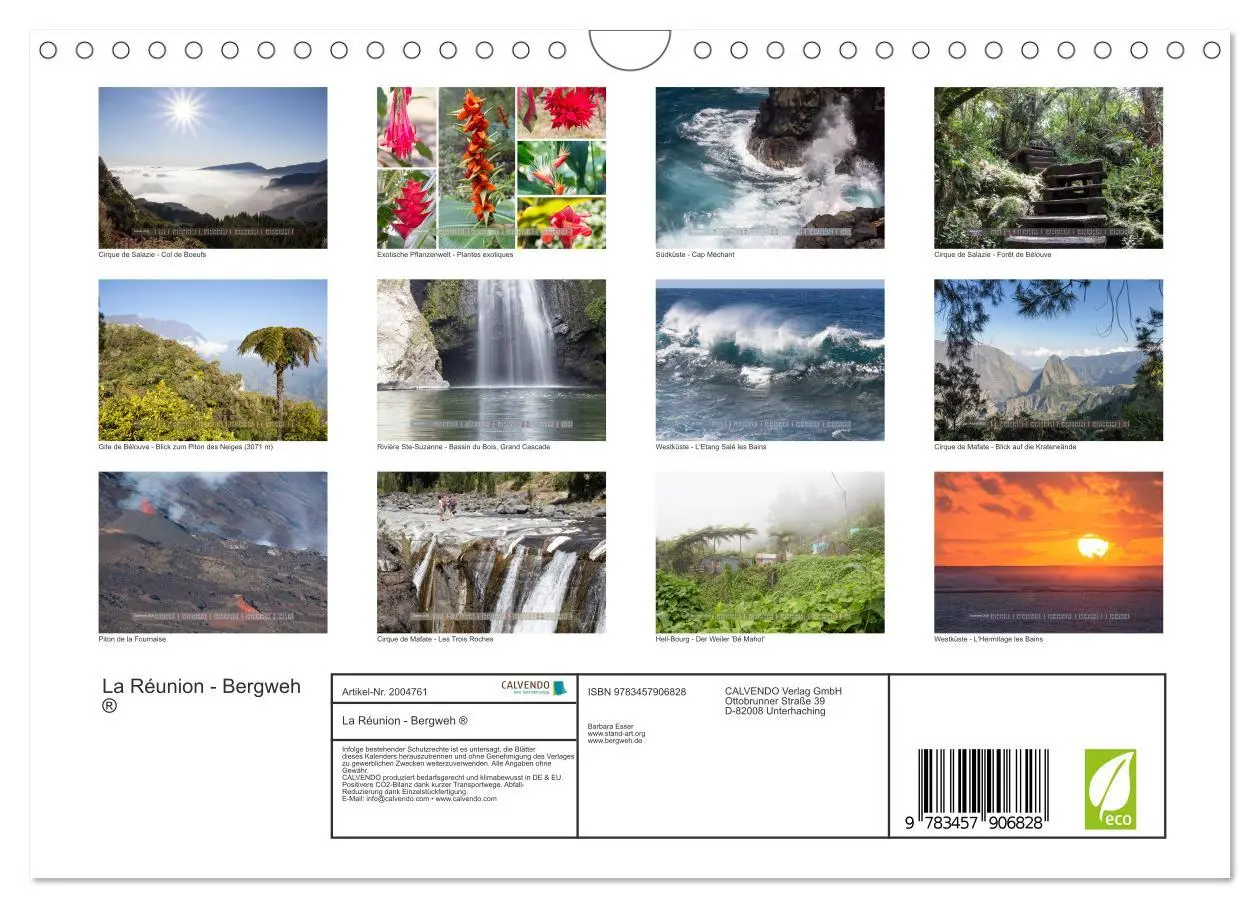 Bild: 9783457906828 | La Réunion - Bergweh ® (Wandkalender 2026 DIN A4 quer), CALVENDO...