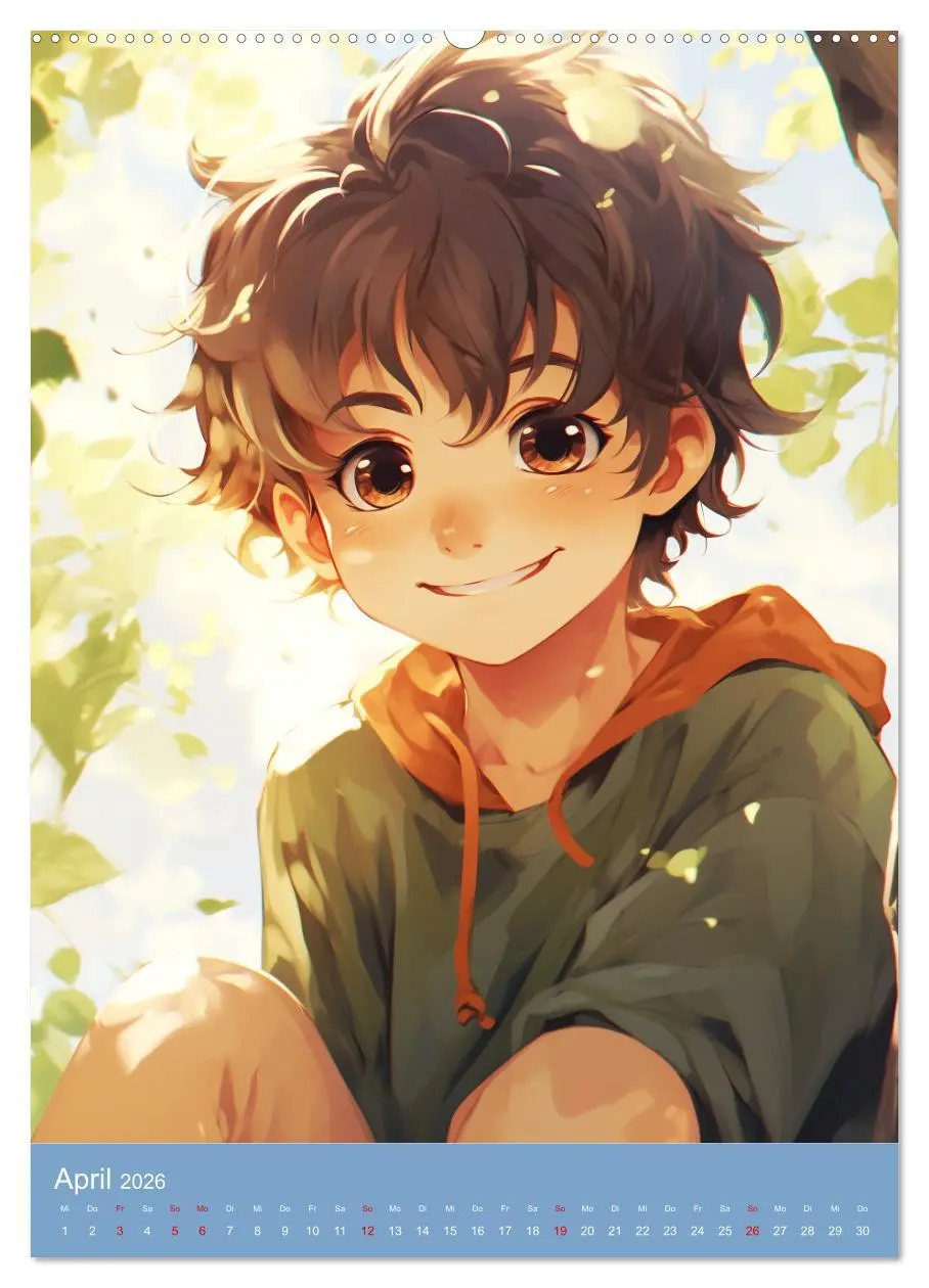 Bild: 9783516306828 | Manga-Boys. Die Abenteuer liebenswerter Jungs (Wandkalender 2026...