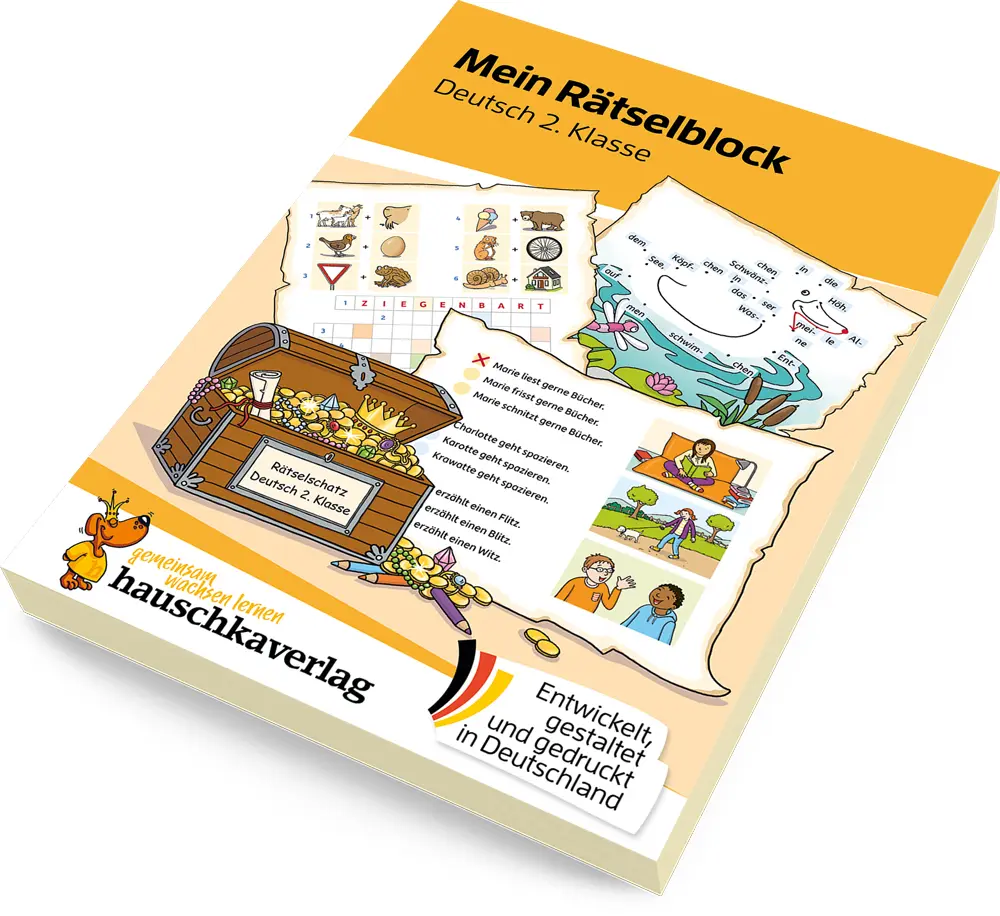 Bild: 9783881006828 | Mein Rätselblock Deutsch 2. Klasse | Melanie Rhauderwiek | Taschenbuch