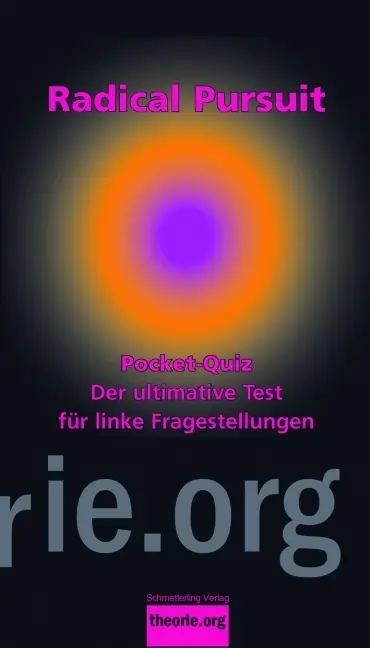 Cover: 9783896576828 | Radical Pursuit | Box | 62 S. | Deutsch | 2014 | Schmetterling Verlag