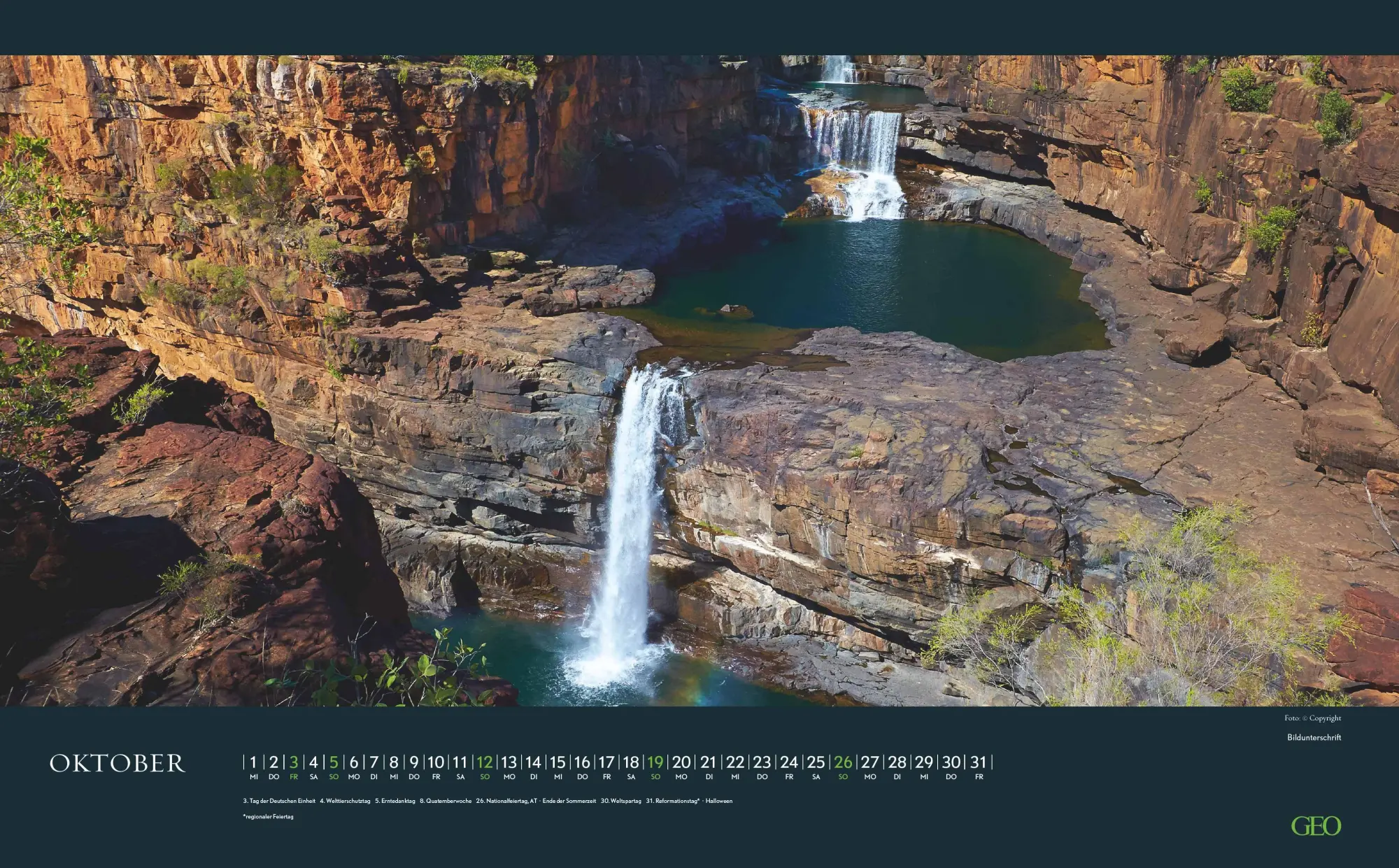 Bild: 4069095006928 | GEO Augenblicke in der Natur 2026 - Wand-Kalender - Reise-Kalender...
