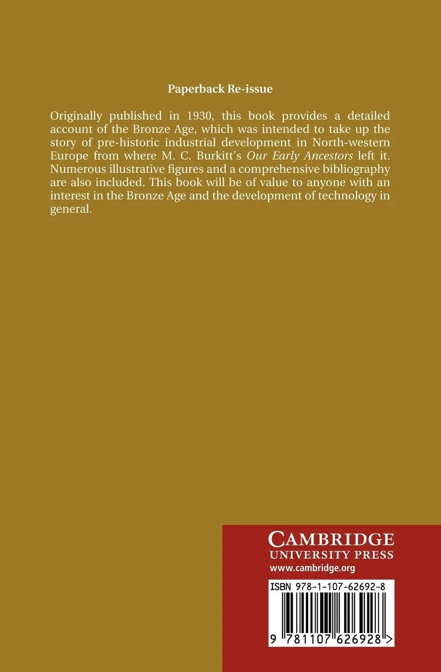 Rückseite: 9781107626928 | The Bronze Age | V. Gordon Childe | Taschenbuch | Englisch | 2011