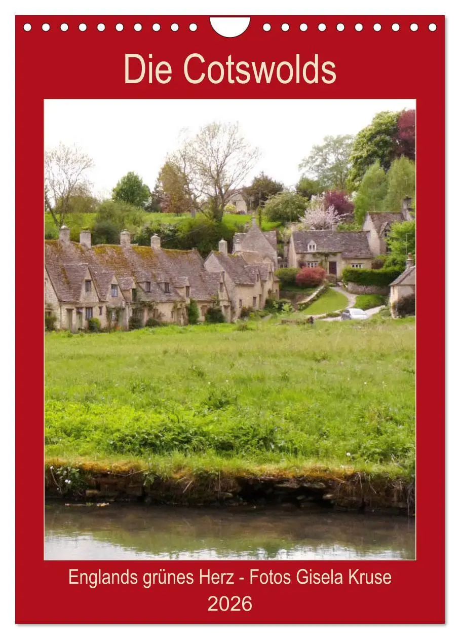 Cover: 9783516396928 | Die Cotswolds Englands grünes Herz (Wandkalender 2026 DIN A4 hoch),...