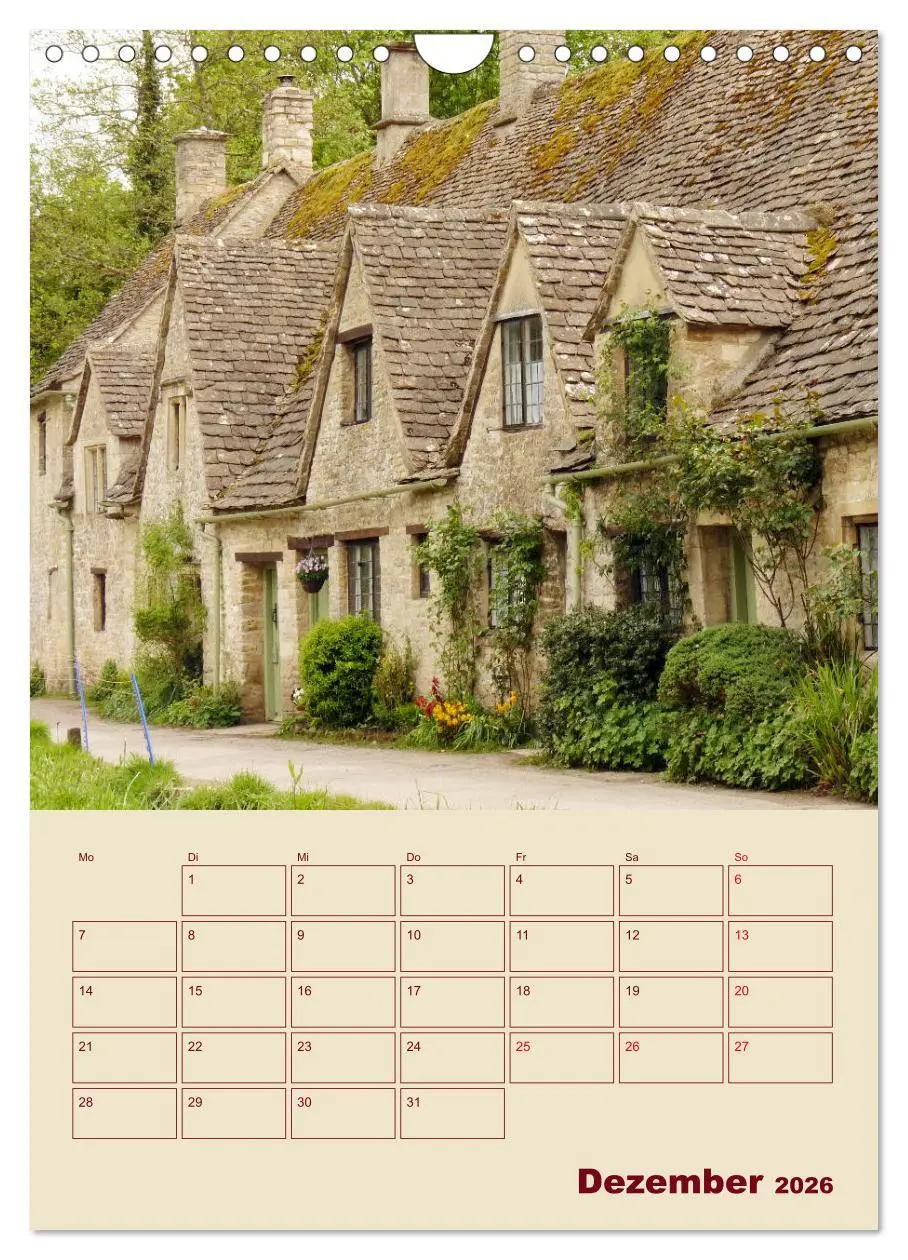 Bild: 9783516396928 | Die Cotswolds Englands grünes Herz (Wandkalender 2026 DIN A4 hoch),...