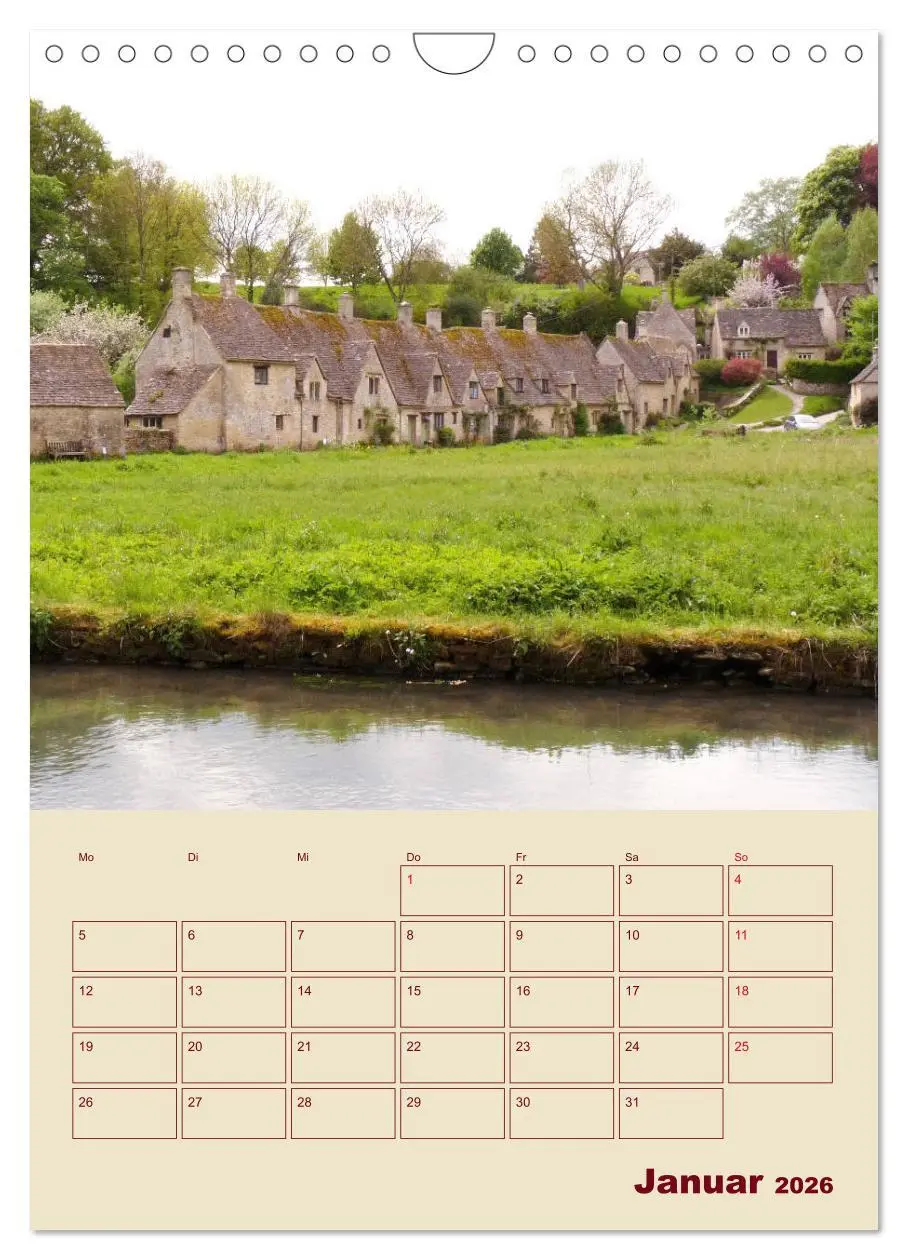 Bild: 9783516396928 | Die Cotswolds Englands grünes Herz (Wandkalender 2026 DIN A4 hoch),...