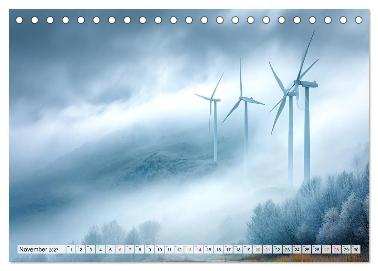 Bild: 9783516916928 | Windträume (Tischkalender 2027 DIN A5 quer), CALVENDO Monatskalender