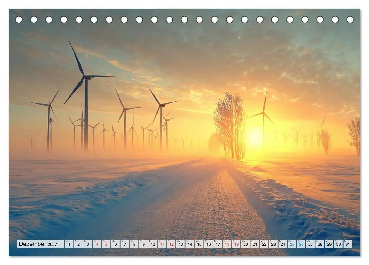Bild: 9783516916928 | Windträume (Tischkalender 2027 DIN A5 quer), CALVENDO Monatskalender