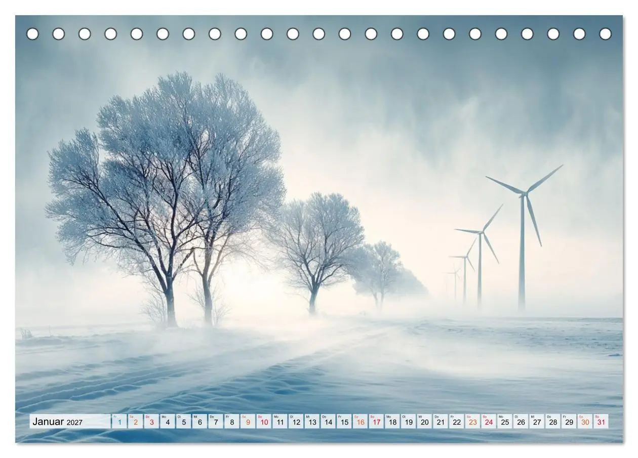 Bild: 9783516916928 | Windträume (Tischkalender 2027 DIN A5 quer), CALVENDO Monatskalender
