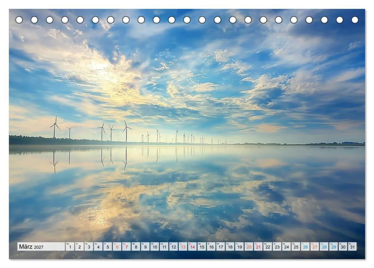 Bild: 9783516916928 | Windträume (Tischkalender 2027 DIN A5 quer), CALVENDO Monatskalender