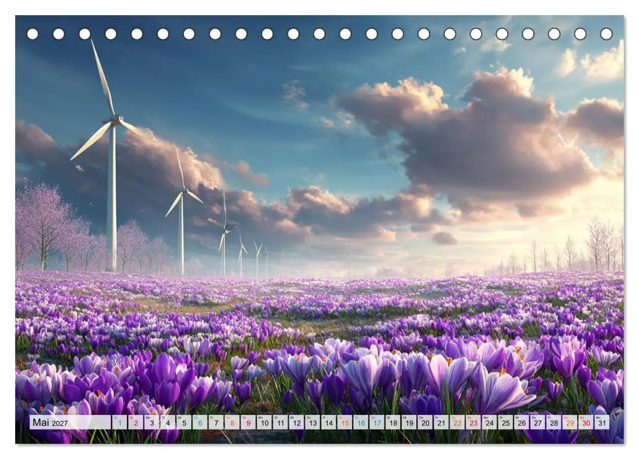 Bild: 9783516916928 | Windträume (Tischkalender 2027 DIN A5 quer), CALVENDO Monatskalender