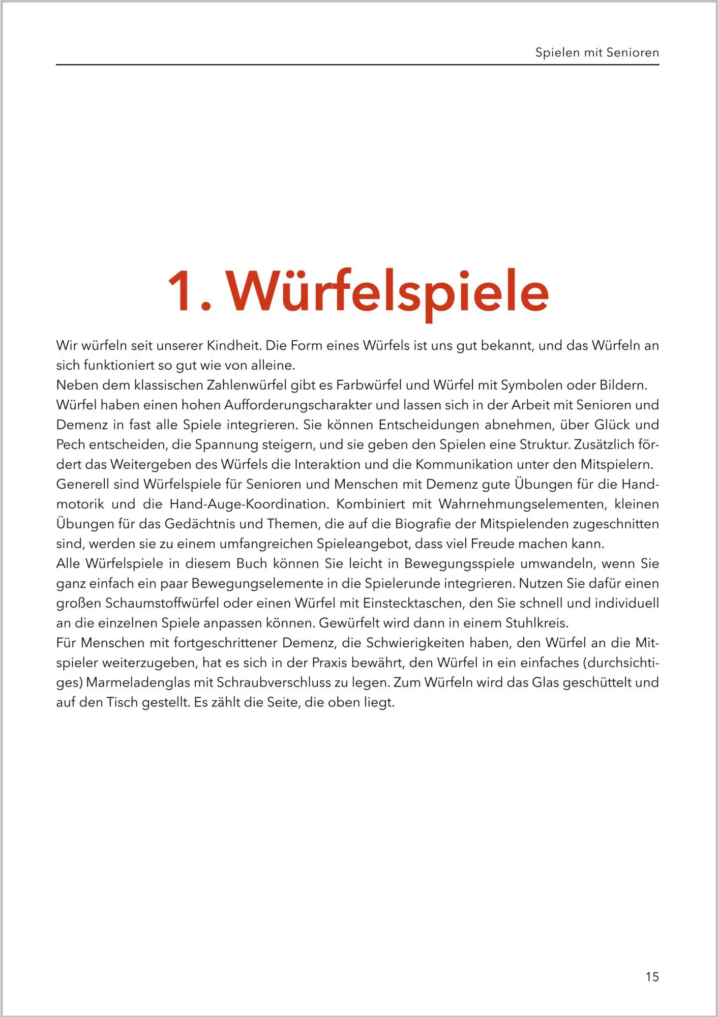 Bild: 9783948106928 | Spielen mit Senioren (Band 1) | Annika Schneider | Taschenbuch | 2021