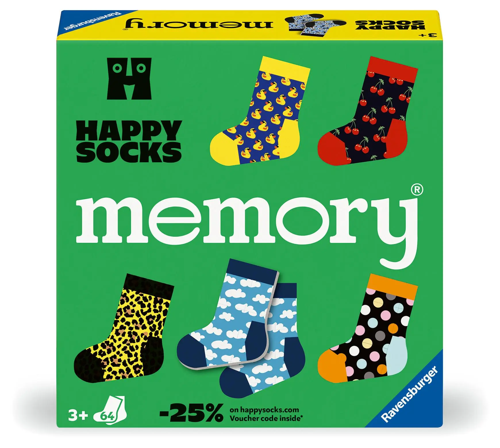 Cover: 4005556247028 | memory® Happy Socks - Kinderspiel ab 3 Jahre | William H. Hurter