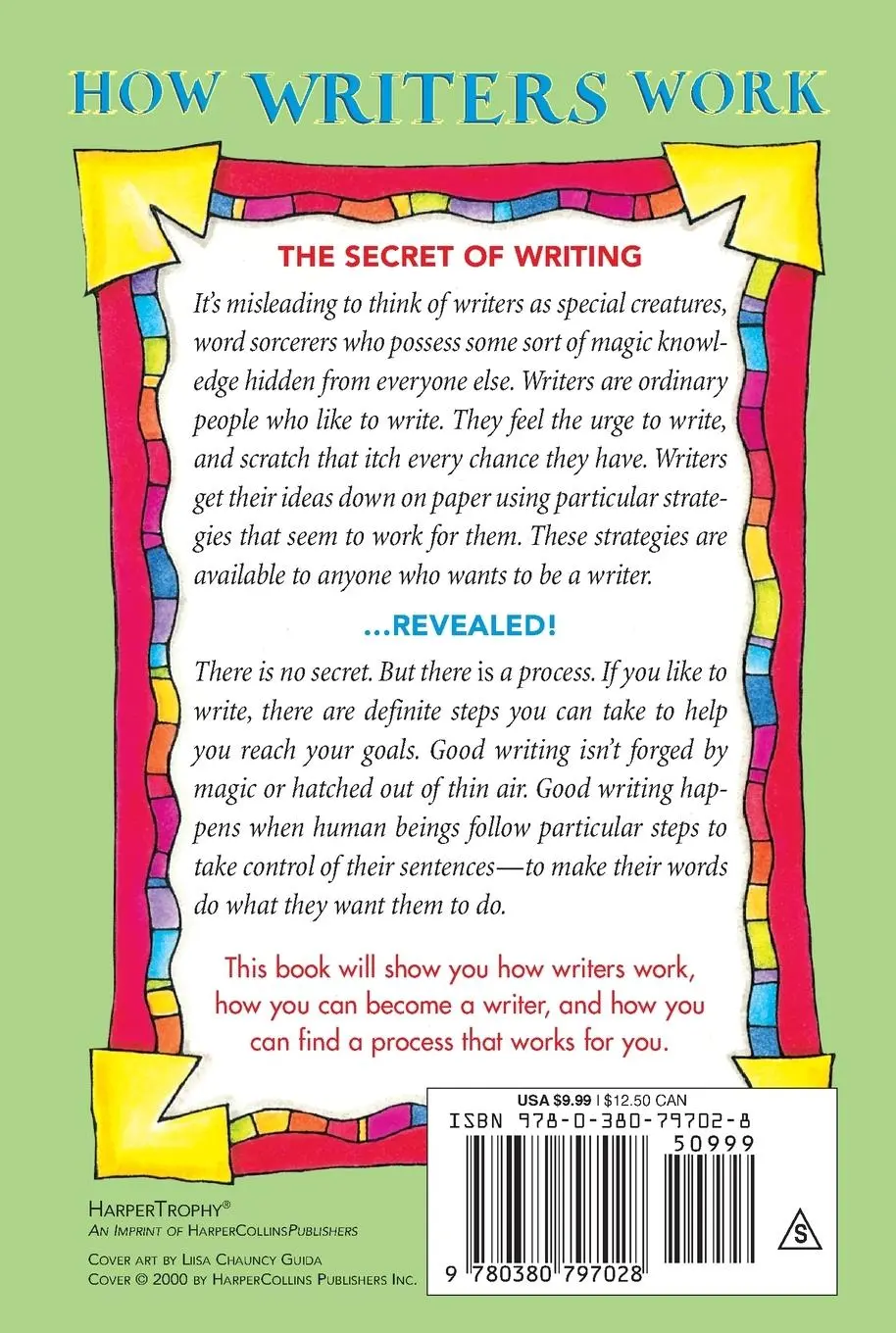 Rückseite: 9780380797028 | How Writers Work | Ralph Fletcher | Taschenbuch | Englisch | 2024