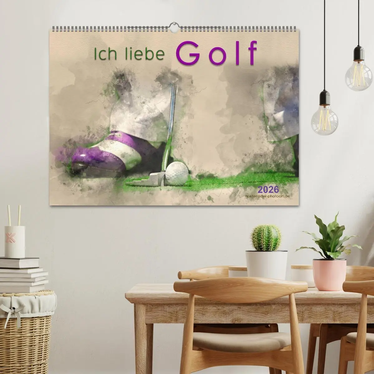 Bild: 9783457887028 | Ich liebe Golf (Wandkalender 2026 DIN A2 quer), CALVENDO...