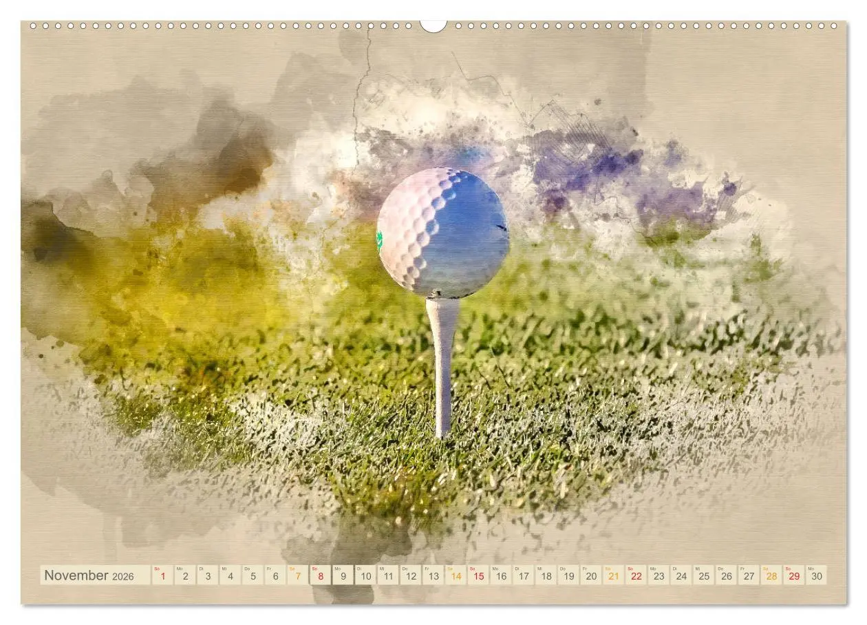 Bild: 9783457887028 | Ich liebe Golf (Wandkalender 2026 DIN A2 quer), CALVENDO...
