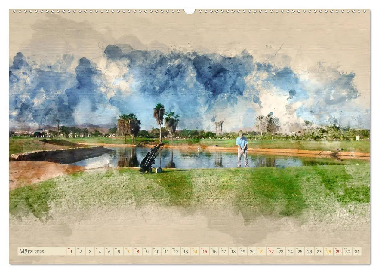 Bild: 9783457887028 | Ich liebe Golf (Wandkalender 2026 DIN A2 quer), CALVENDO...