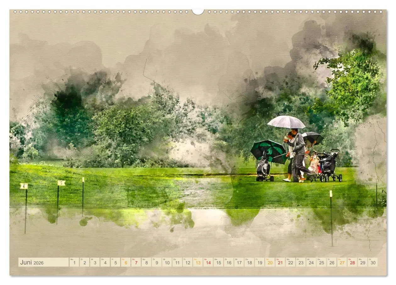 Bild: 9783457887028 | Ich liebe Golf (Wandkalender 2026 DIN A2 quer), CALVENDO...