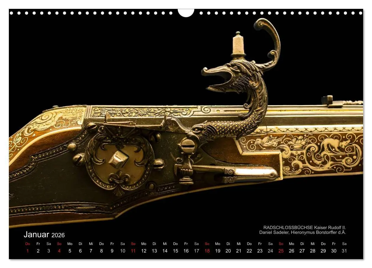 Bild: 9783457957028 | Historische Rüstungen und Waffen (Wandkalender 2026 DIN A3 quer),...