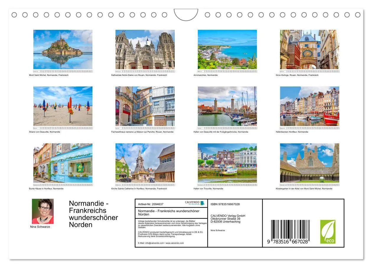 Bild: 9783516667028 | Normandie - Frankreichs wunderschöner Norden (Wandkalender 2026 DIN...