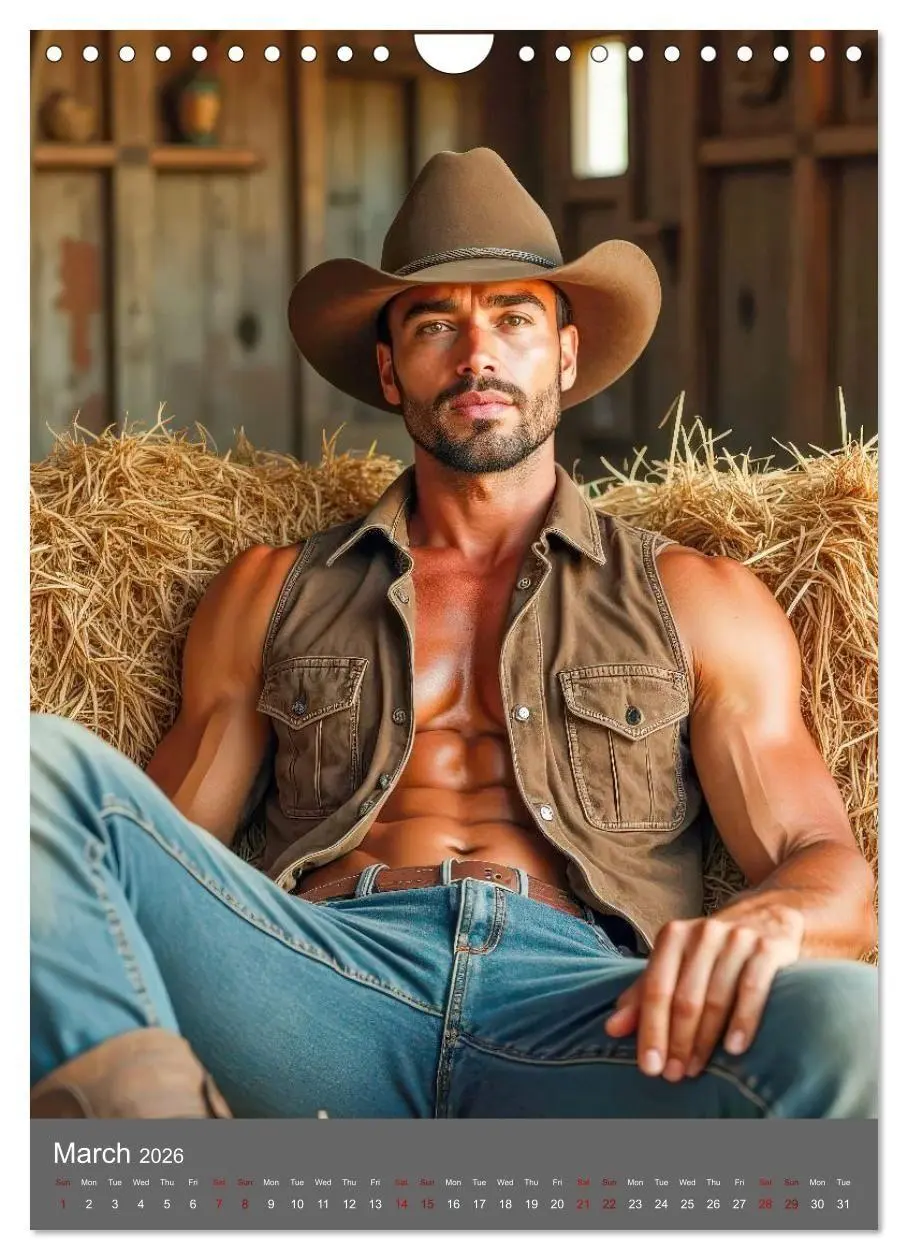 Bild: 9783516737028 | Bronco Heartthrobs (Wall Calendar 2026 DIN A4 portrait), CALVENDO...