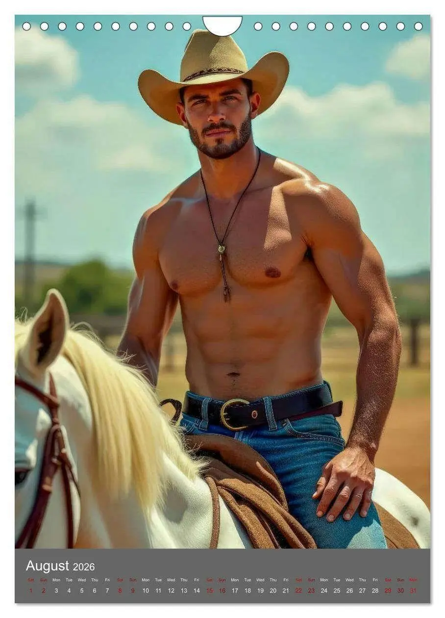 Bild: 9783516737028 | Bronco Heartthrobs (Wall Calendar 2026 DIN A4 portrait), CALVENDO...