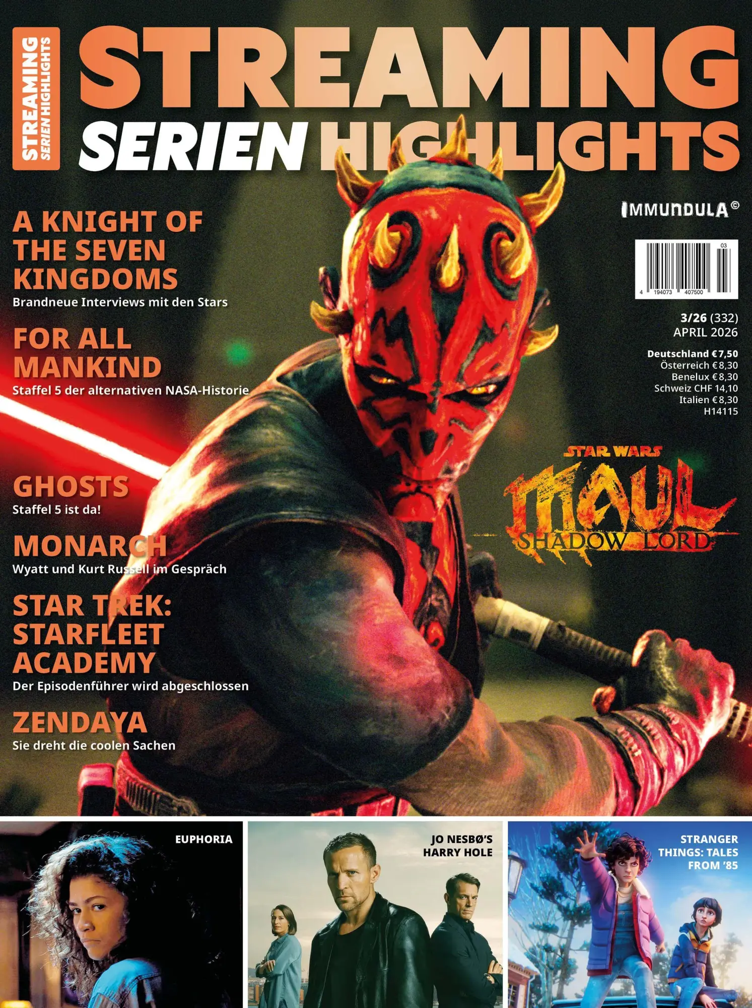 Cover: 9783959367028 | STREAMING SERIEN HIGHLIGHTS. Ausgabe April 2026 (#332) | Broschüre