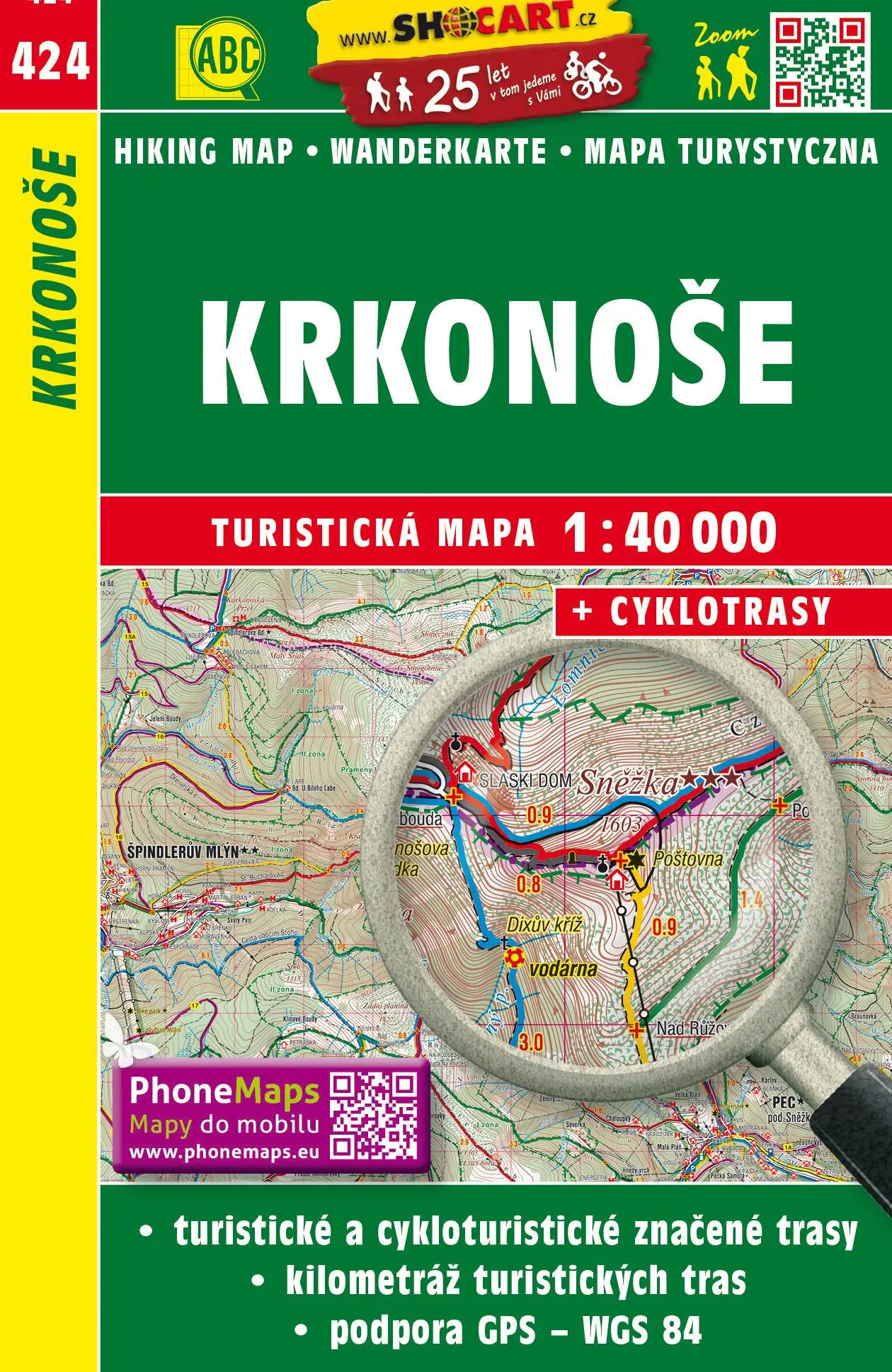 Cover: 9788072247028 | Wanderkarte Tschechien Krkonose | Turisticke Mapy Cesko | (Land-)Karte