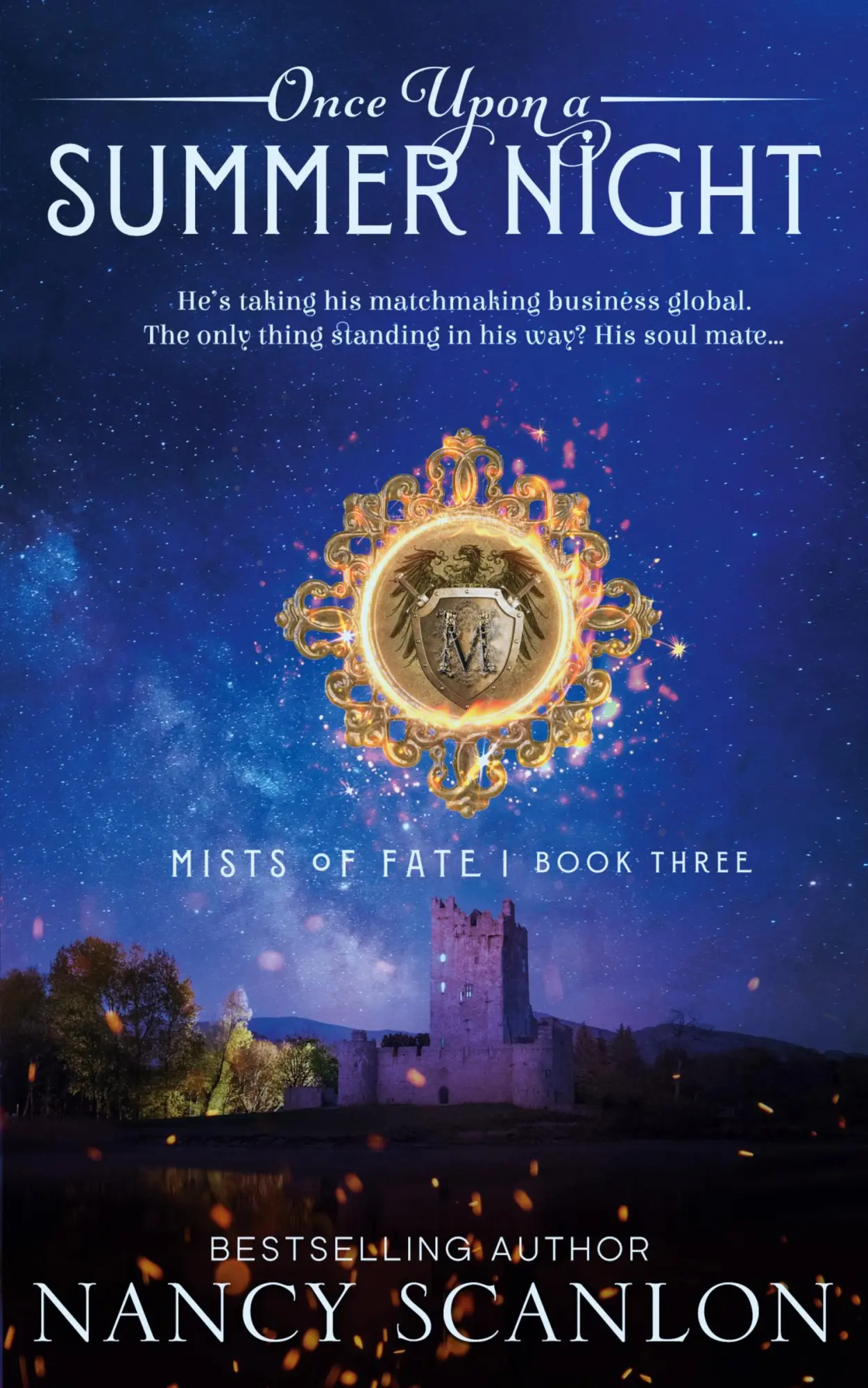 Cover: 9781734967128 | Once upon a Summer Night | A time travel romance | Nancy Scanlon