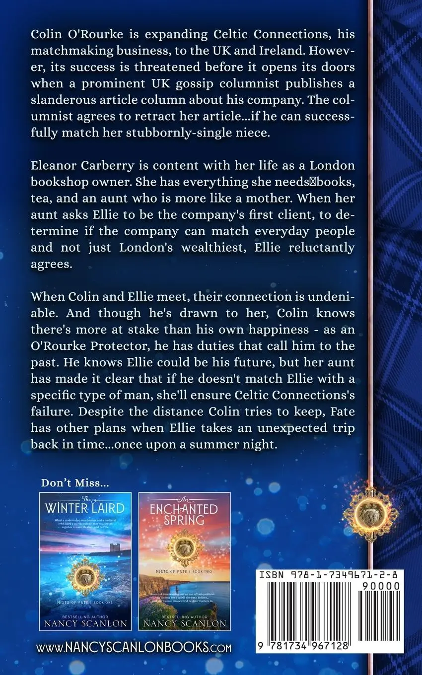 Rückseite: 9781734967128 | Once upon a Summer Night | A time travel romance | Nancy Scanlon