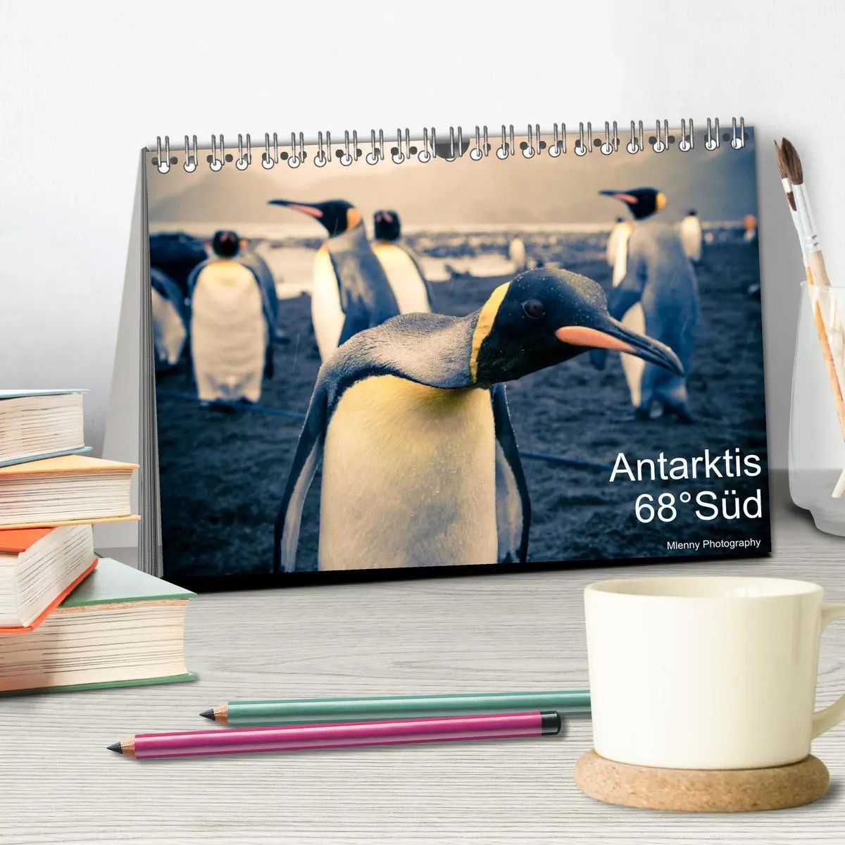 Bild: 9783457947128 | Antarktis 68° Süd (Tischkalender 2026 DIN A5 quer), CALVENDO...