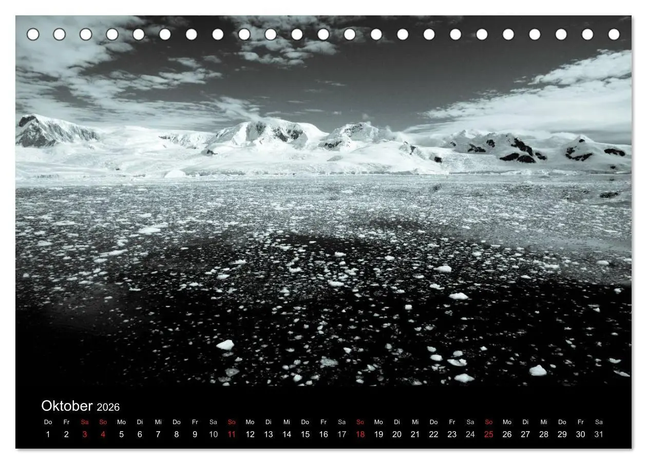 Bild: 9783457947128 | Antarktis 68° Süd (Tischkalender 2026 DIN A5 quer), CALVENDO...