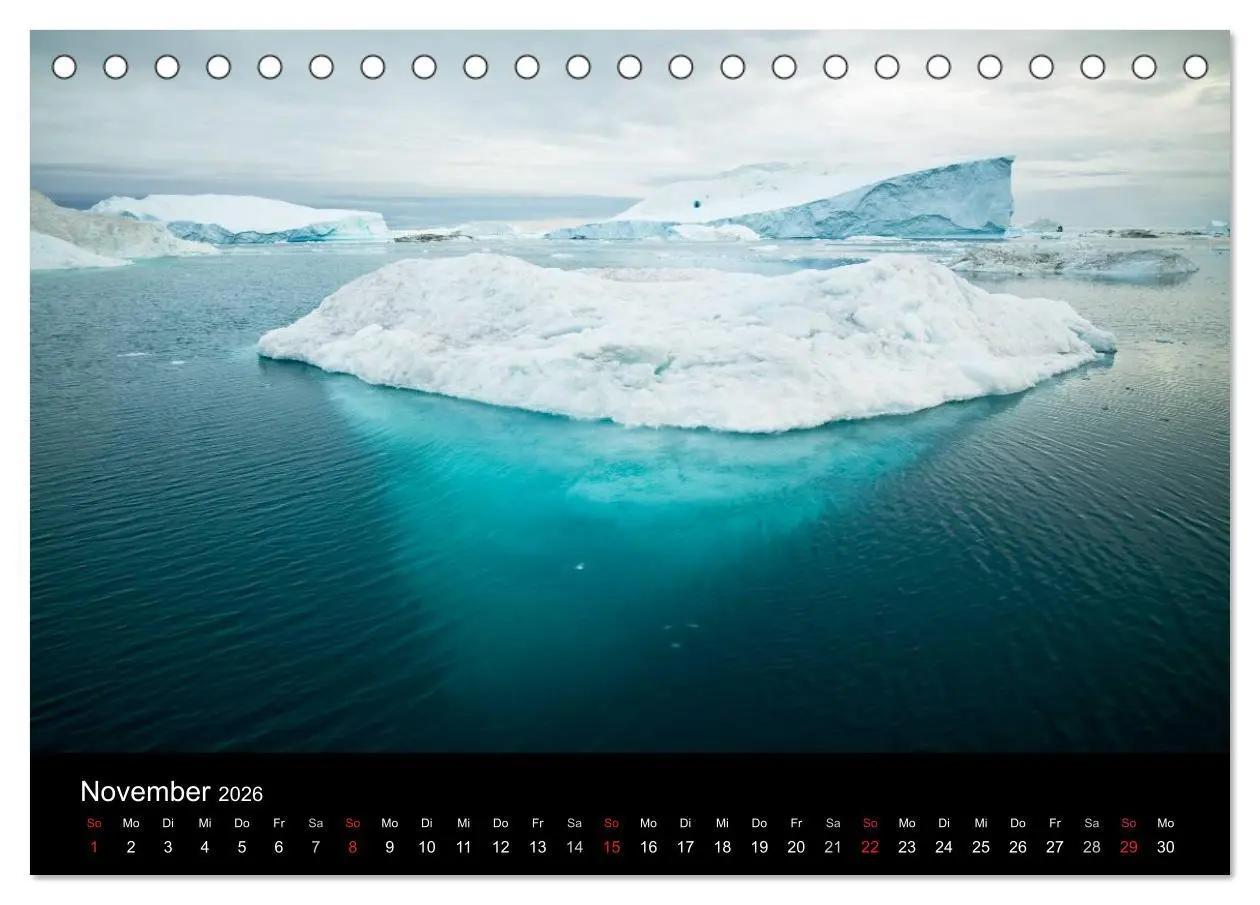 Bild: 9783457947128 | Antarktis 68° Süd (Tischkalender 2026 DIN A5 quer), CALVENDO...